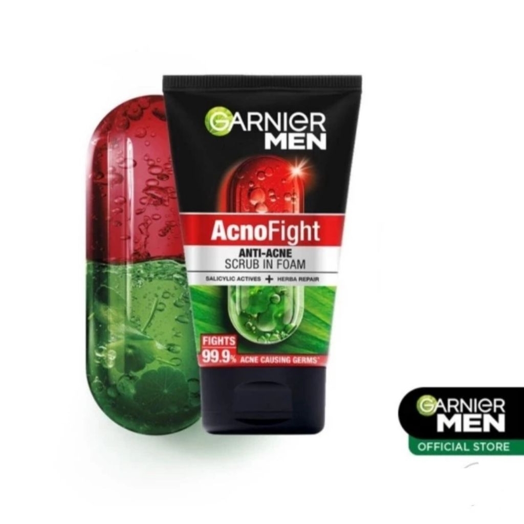 Jual Garnier Men Acno Fight Anti Acne 100 mL | Shopee Indonesia