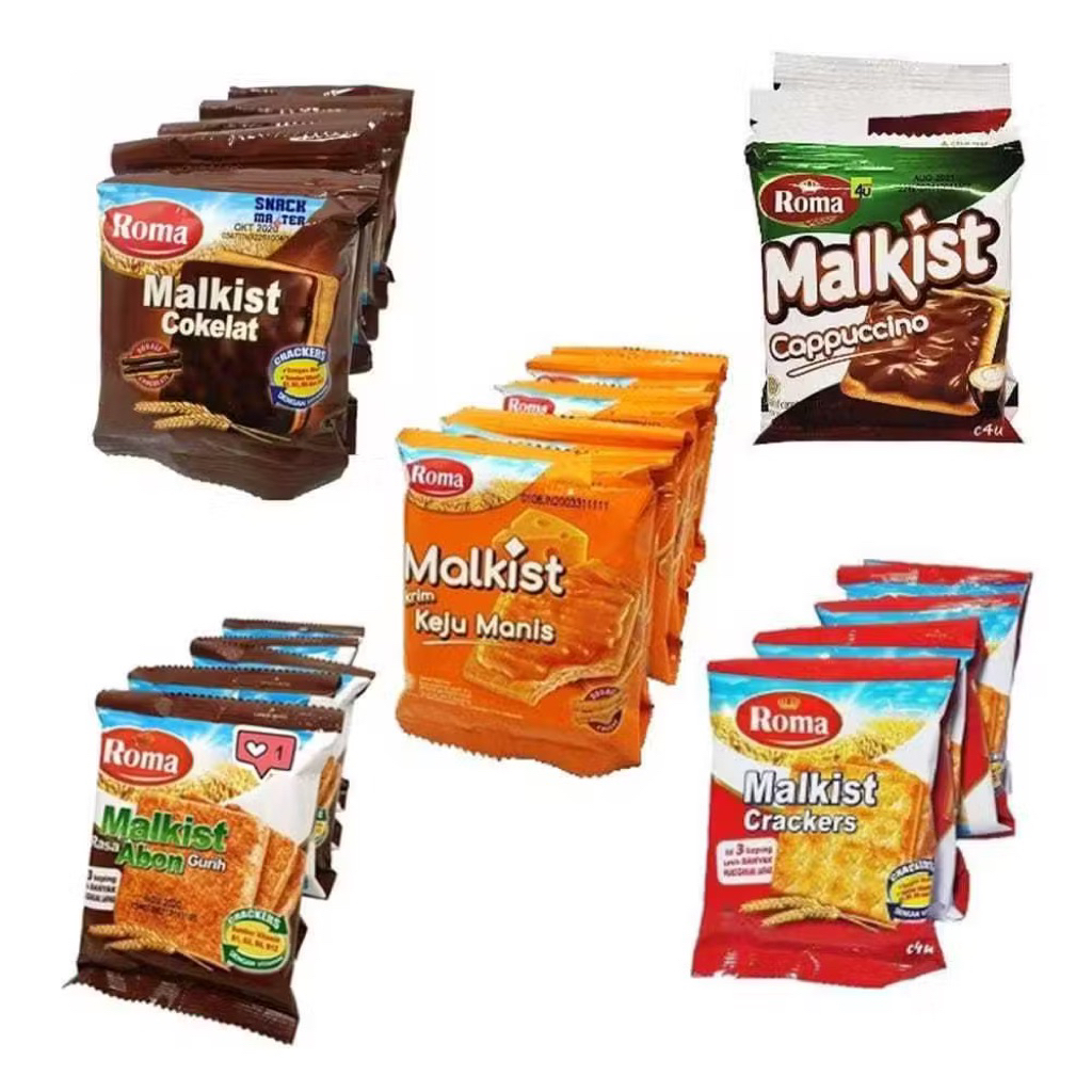 Jual ROMA MALKIST SACHET / 1 PACK ISI 10 PCS | Shopee Indonesia