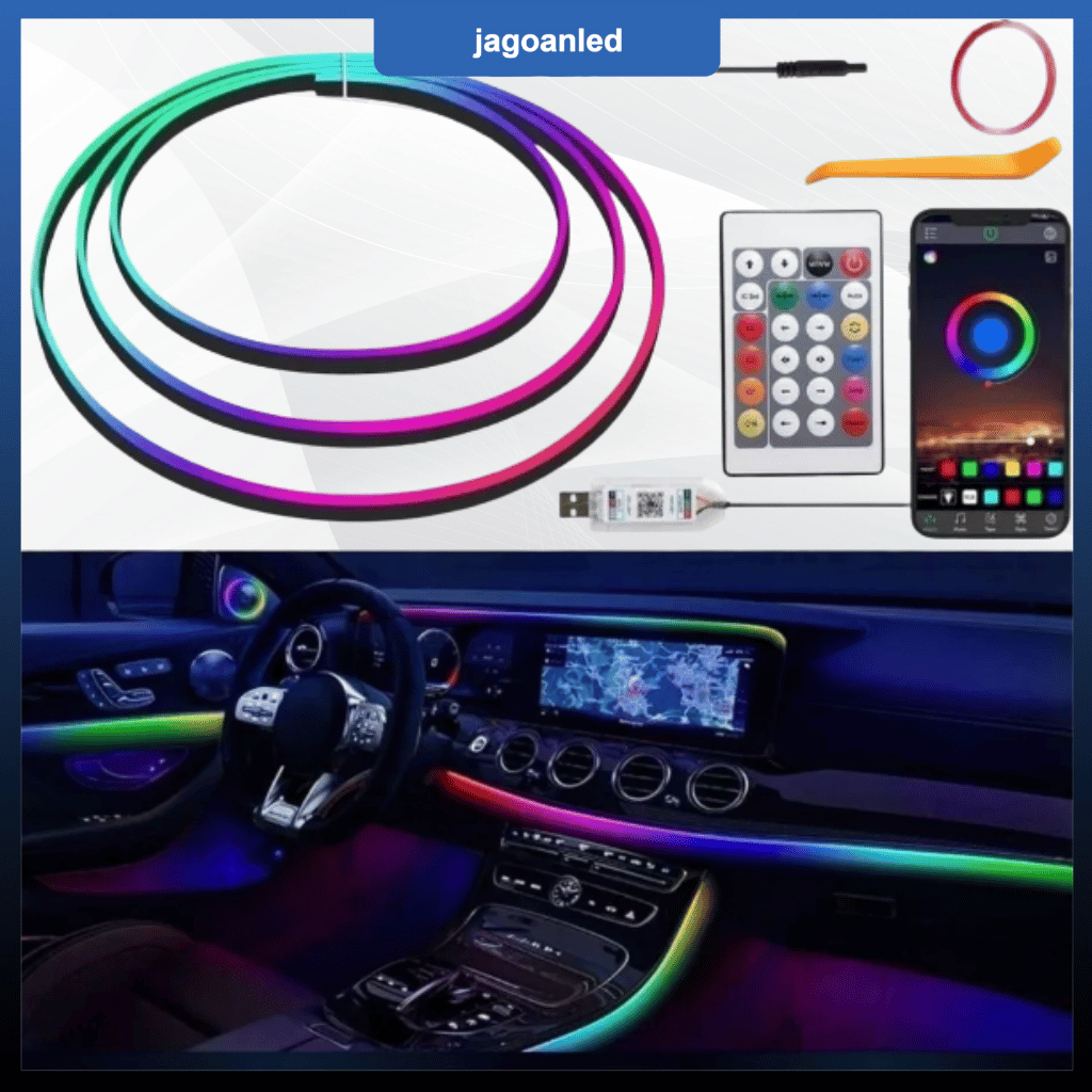 Jual Lampu LED Ambient Light Car RGB Symphony Interior Mobil Darsboard ...