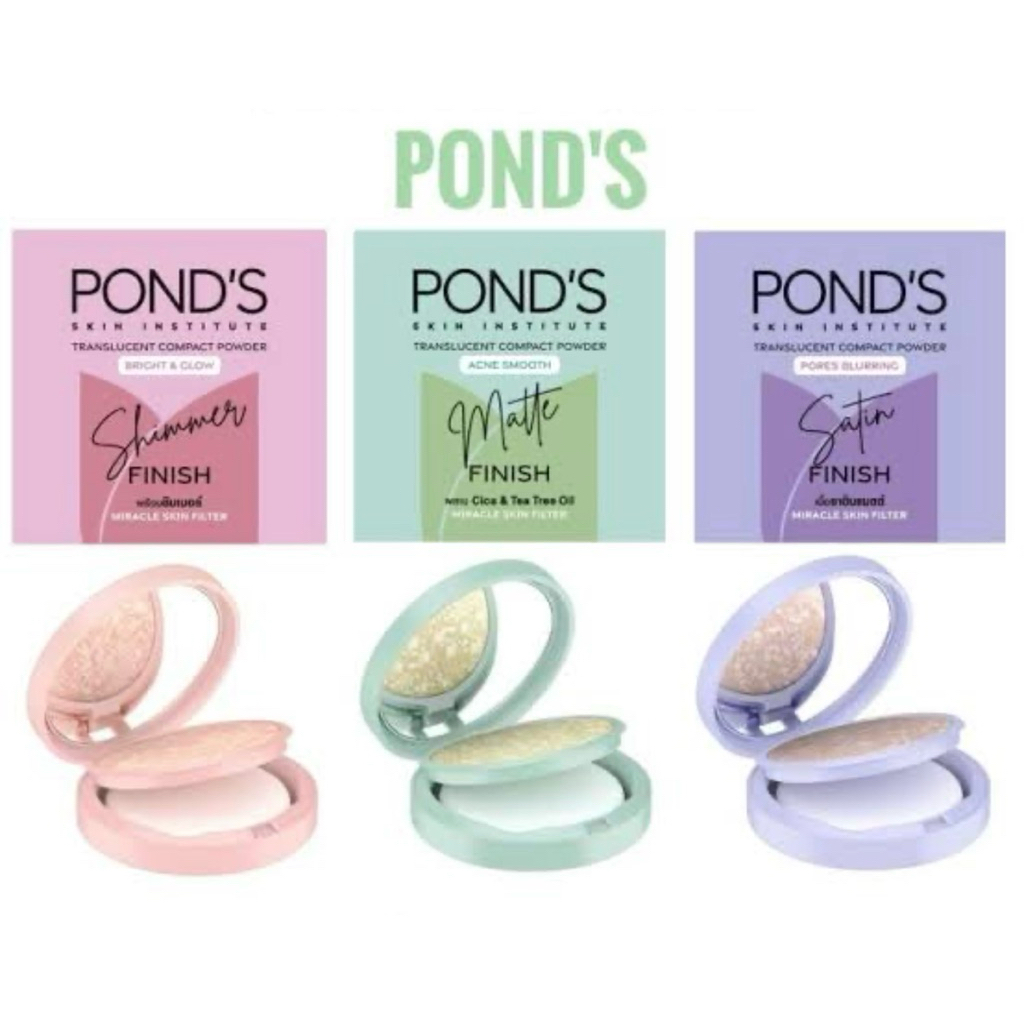 Jual PONDS TRANSLUCENT COMPACT POWDER ORIGINAL THAI | Shopee Indonesia