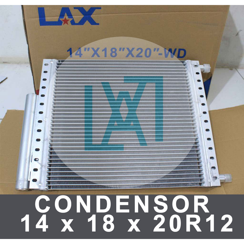 Jual Condensor Multiflow 14 x18 x 20 R134 Kondensor Mobil + Dryer R134a ...