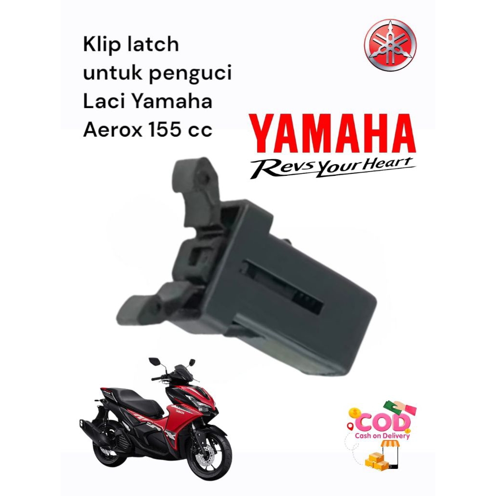 Jual Klip Latch Pengunci Laci Motor PNP Aerox 155 Old Vario 160 Scoopy ...