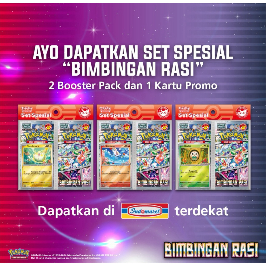 Jual Ready Instant Pokemon TCG Set Special Indomaret Bimbingan Rasi ...