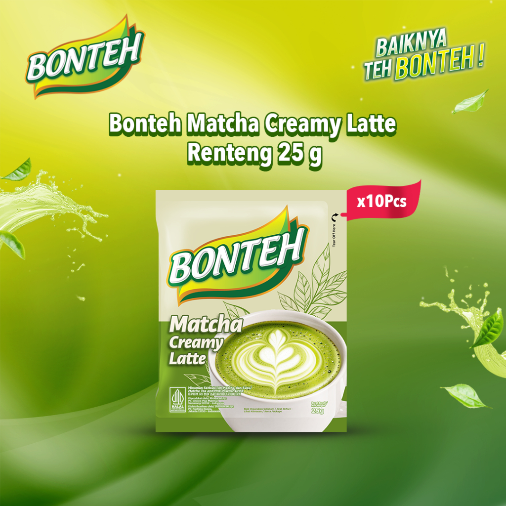 Jual Bonteh Teh tarik & Matcha Creamy Latte (renceng) | Shopee Indonesia