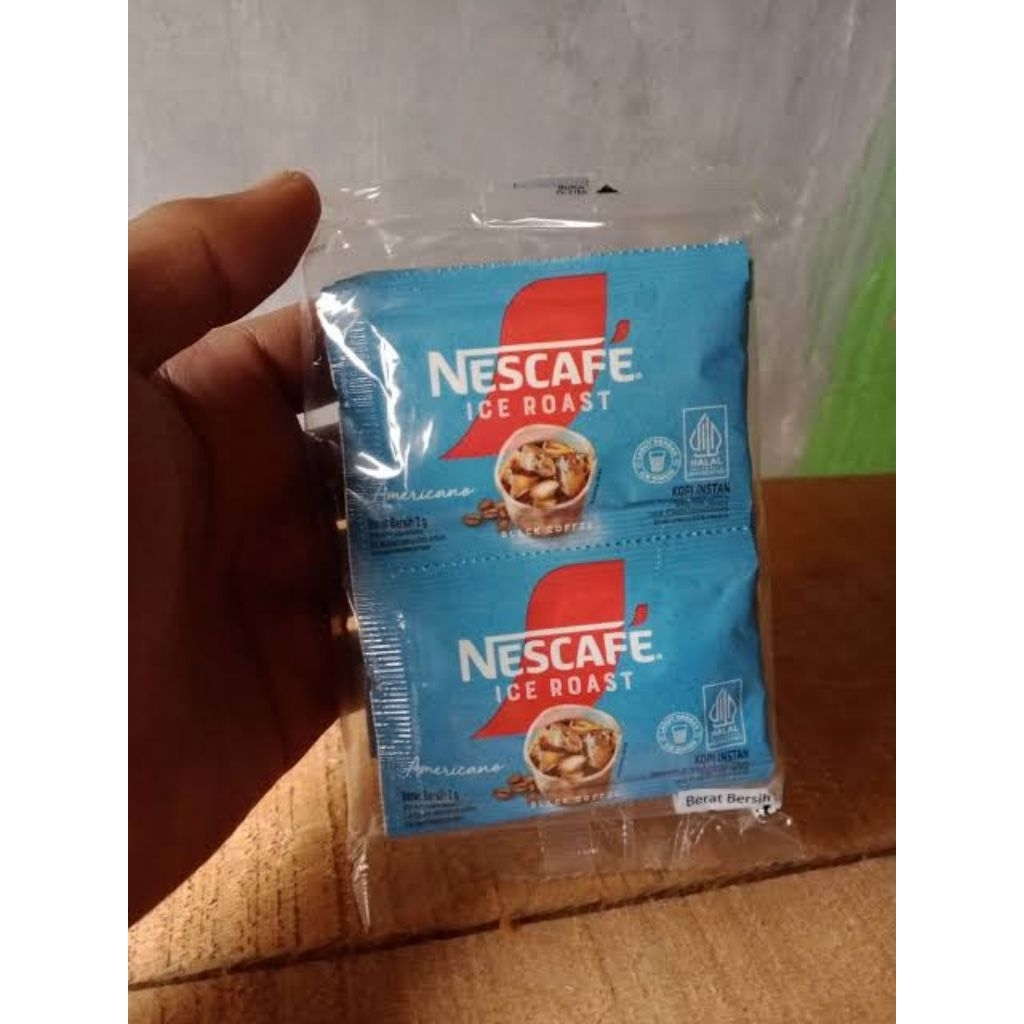 Jual Nescafe Ice Roast isi 10 sachet - Kopi tanpa ampas Americano Coffe ...