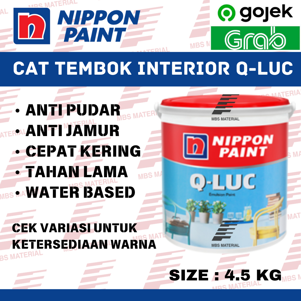 Jual INSTANT & SAME DAY | QLUC - Cat Tembok / Cat Dinding / Cat ...