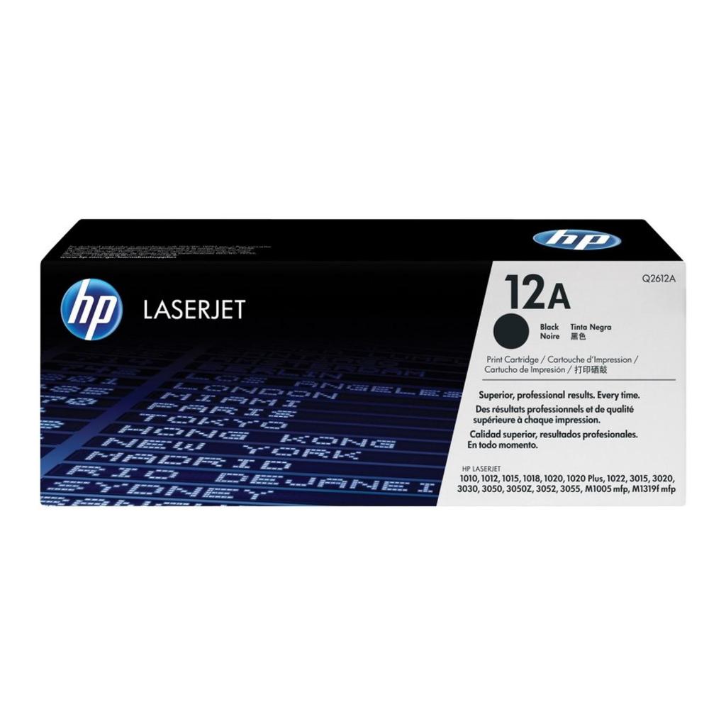 HP Toner 12A Black Laserjet Cartridge Original [Q2612A] (2)