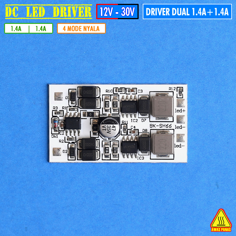 Jual MULTI DUAL 1.4A LED Driver CSP 1860 MCP 3570 D2 Laser Biled Projie ...