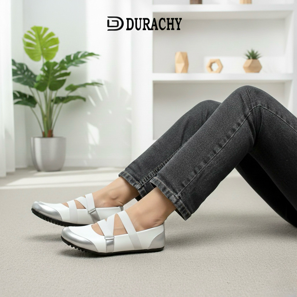 Jual DURACHY Rose Flatshoes Ballerina Sneakers Speedcat Slip On Wanita ...