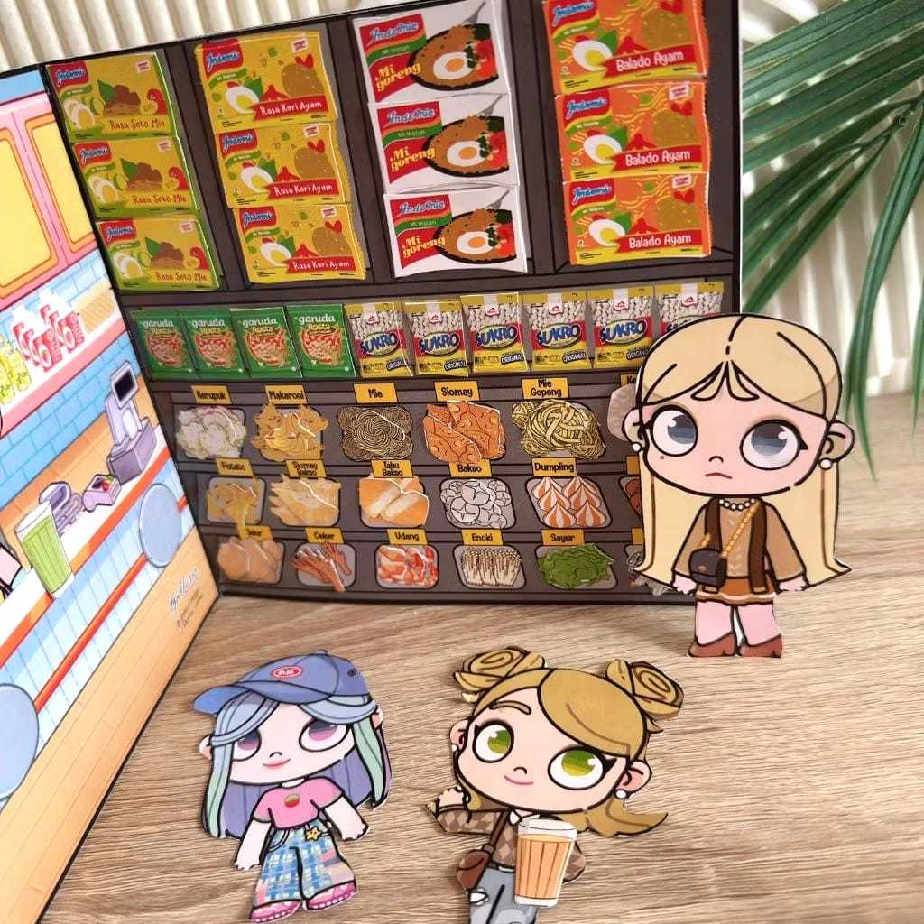 Jual PAPER DOLL HOUSE RESTO SEBLAK AVATAR TOCA BOCA MAINAN EDUKATIF ...