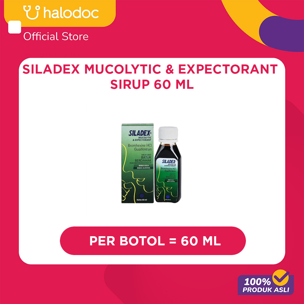 Jual Siladex Mucolytic & Expectorant Sirup 60 ml | Shopee Indonesia