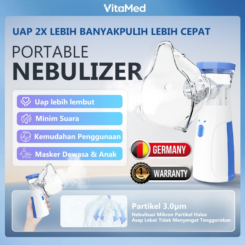Jual Alat Terapi Pernapasan Portable Handheld Inhaler Nebulizer Machine ...