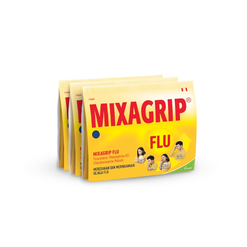Jual MIXAGRIP FLU (KUNING) (1 BOX ISI 25 STRIP) | Shopee Indonesia