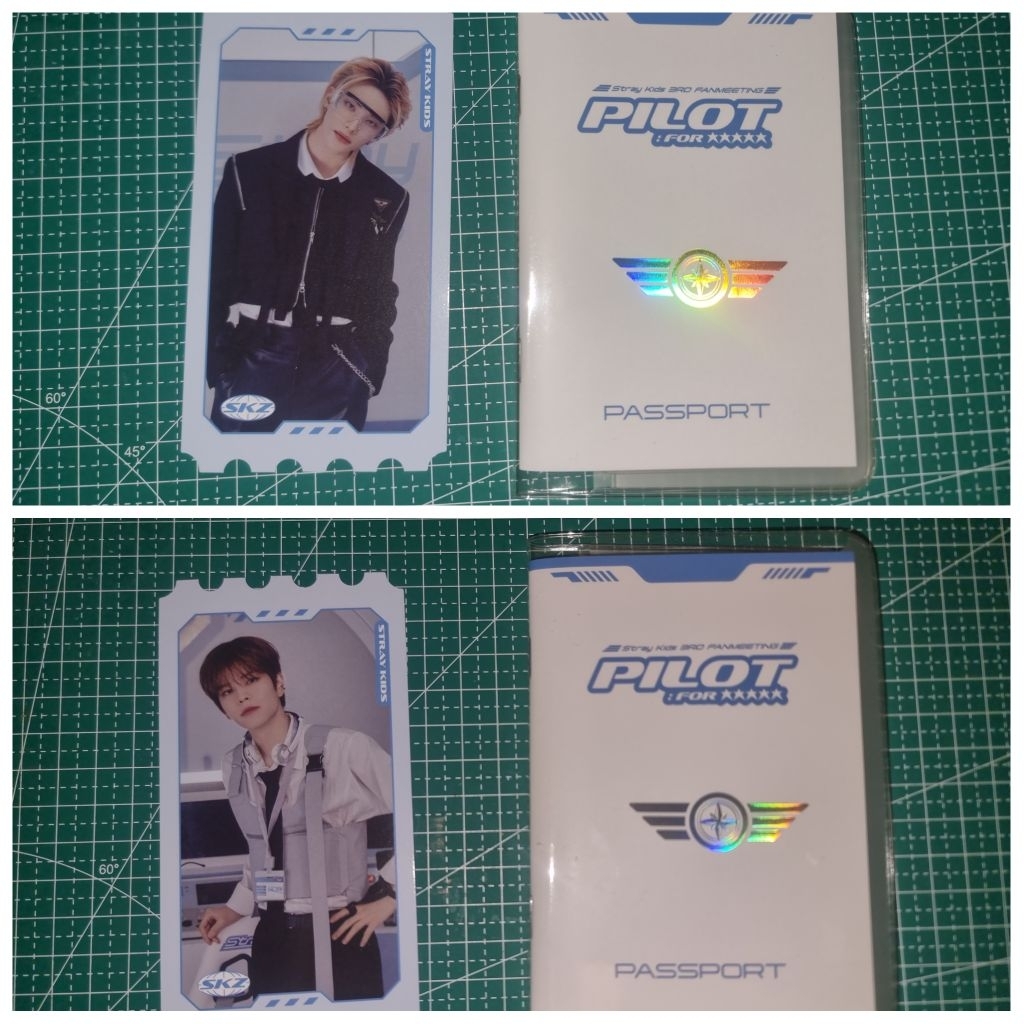 Jual SKZ Stray Kids Hyunjin Seungmin Passport Holder Pilot Fanmeet ...