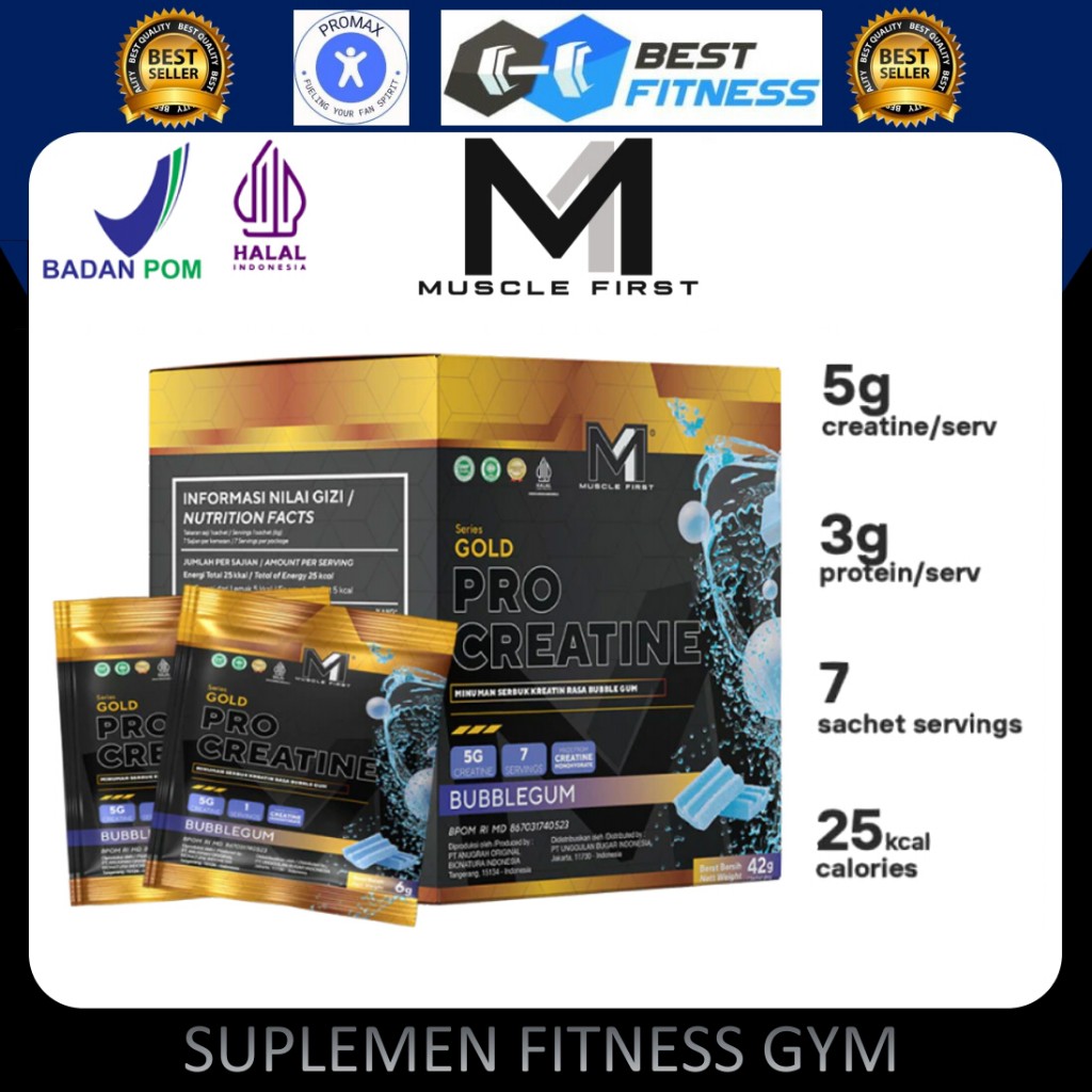 Jual M1 Muscle First Nutrition Pro Creatine 1 BOX isi 7 sachet Rasa ...