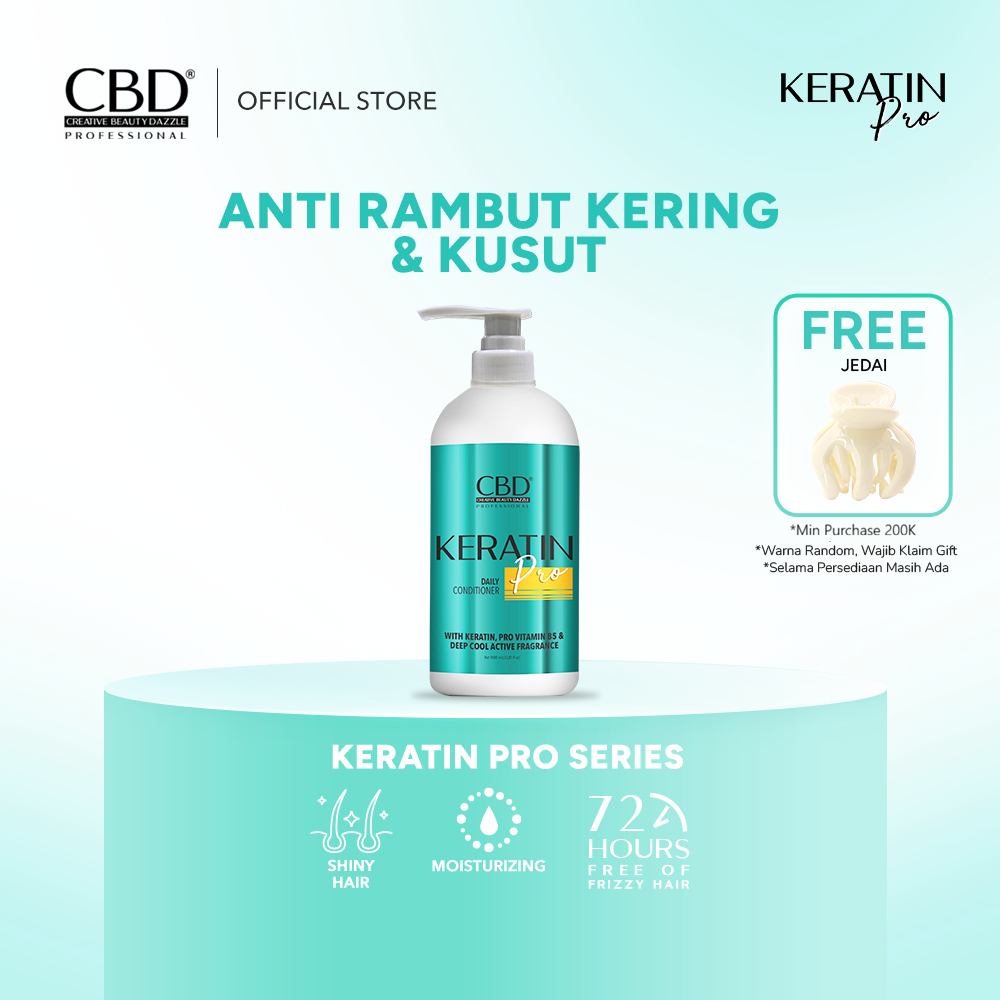 Jual CBD Professional Keratin Pro Daily Conditioner 1000ml | Perawatan ...