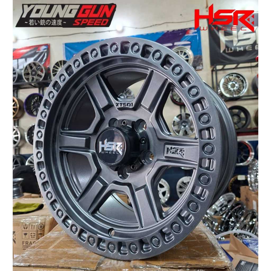 Jual pelek mobil offroad r15 HSR XTS01, velek racing ring 15 baut 5 ...