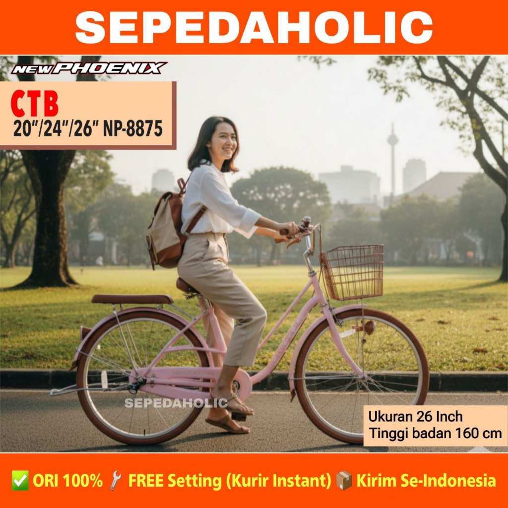 Jual Sepeda Keranjang Remaja Dewasa PHOENIX 8825 8835 Ukuran 20 24 26 ...