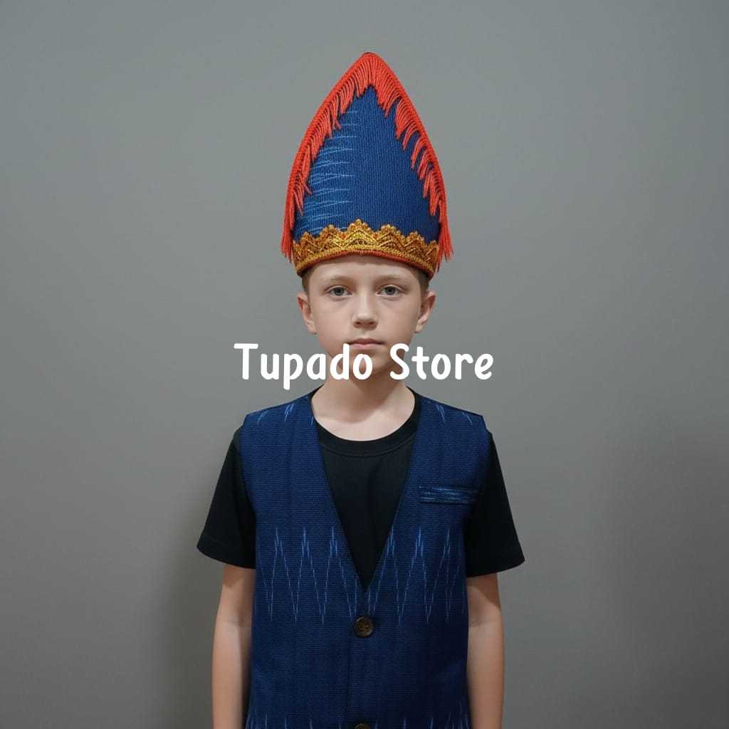 Jual Paket 2 Rompi dan Topi Sibolang - Bahan Ulos Sibolang - Adat Batak ...