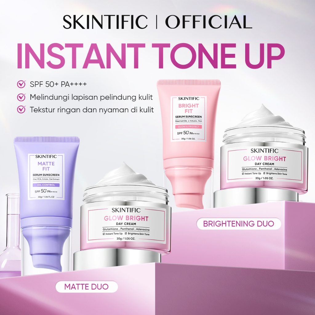 SKINTIFIC UV Protect & Tone Up Set