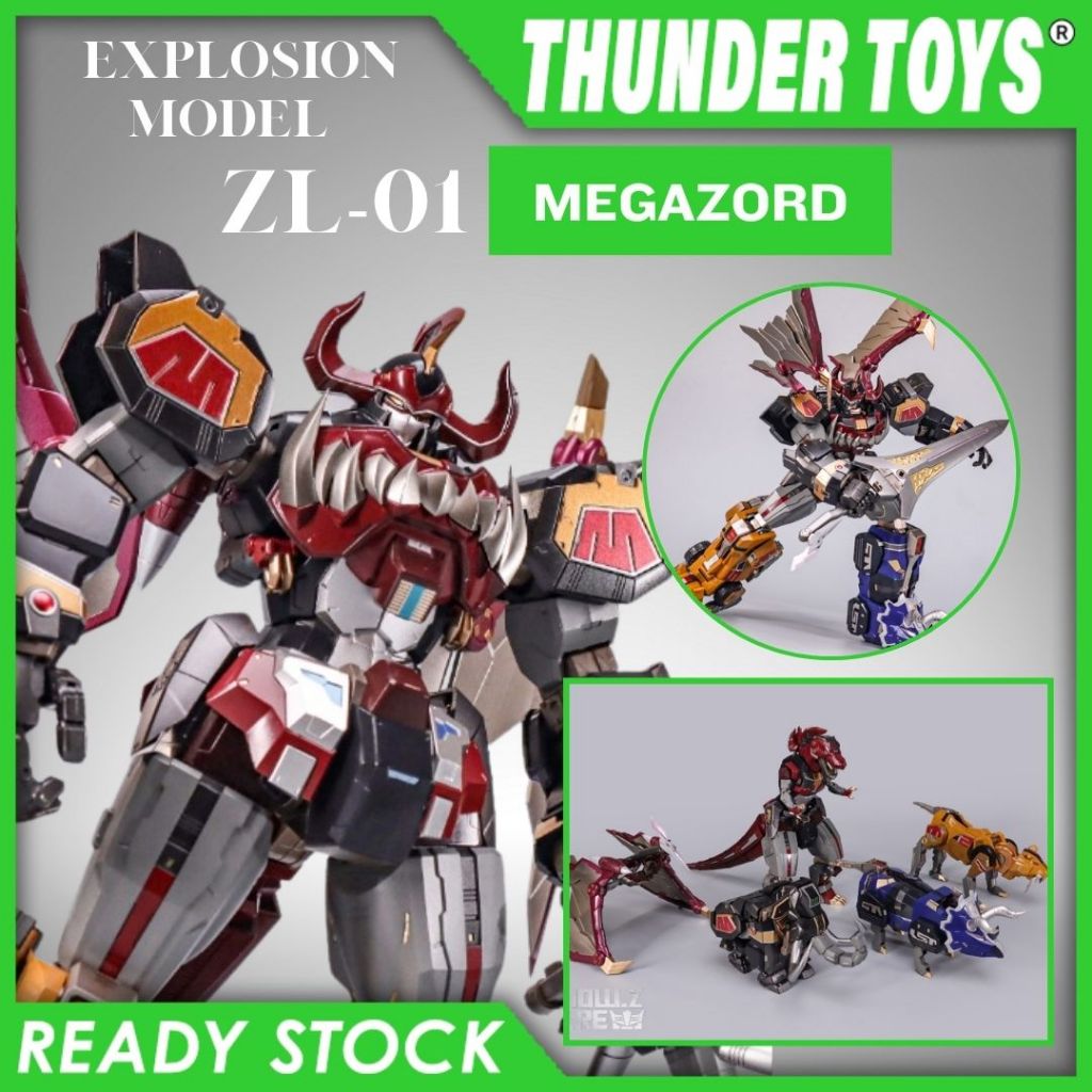 Jual Explosion Model ZL-01 Megazord Power Rangers Zyuranger | Shopee ...