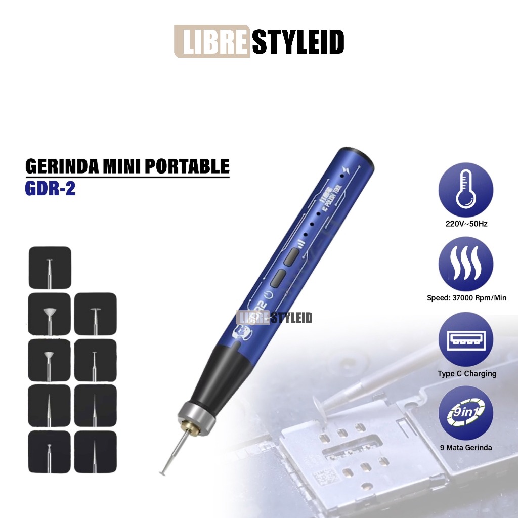 Jual Mechanic GDR2 Gerinda Mini (Free 9 Mata Gerinda ) Original ...