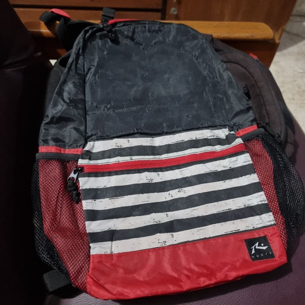 Jual Tas Rusty Nitrous Red Black Reject Original | Shopee Indonesia
