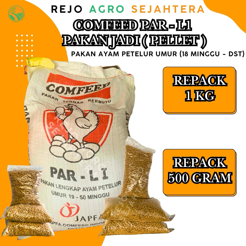 Jual Pakan Ayam Petelur Usia 19 - 50 Minggu Comfeed Japfa Par-L 1 ...