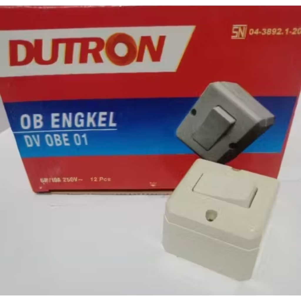 Jual DUTRON OB SEGI ENGKEL / DUTRON SAKLAR TEMPEL ENGKEL | Shopee Indonesia