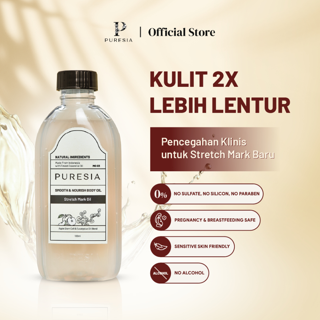 Jual Puresia - [Stretch Mark Oil] Smooth & Nourish Body Oil - Apple ...