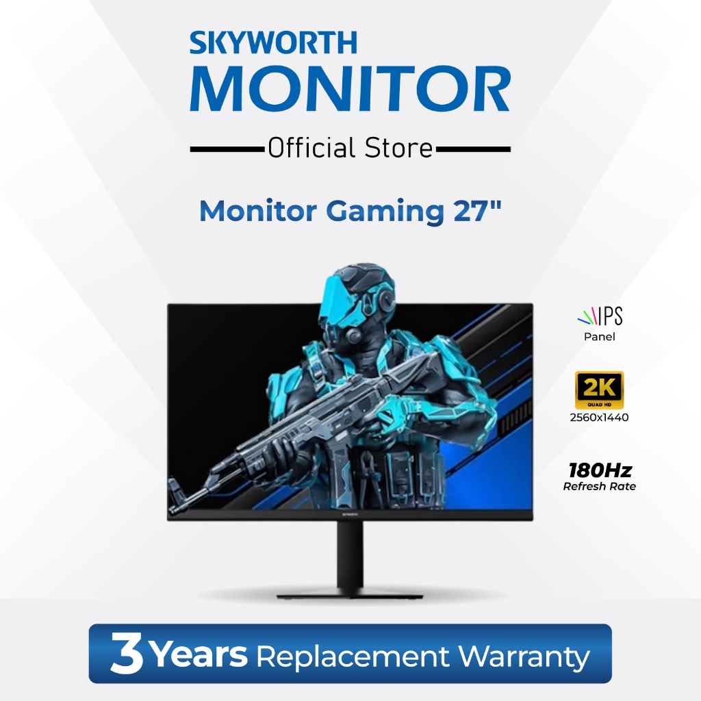 Jual Skyworth Monitor Gaming 27 Inch 2K 180HZ H27G30Q | Shopee