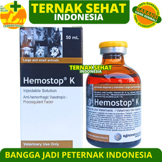 Jual HEMOSTOP K 50ML AGROVET - Obat Hewan Anti Pendarahan Penggumpalan ...