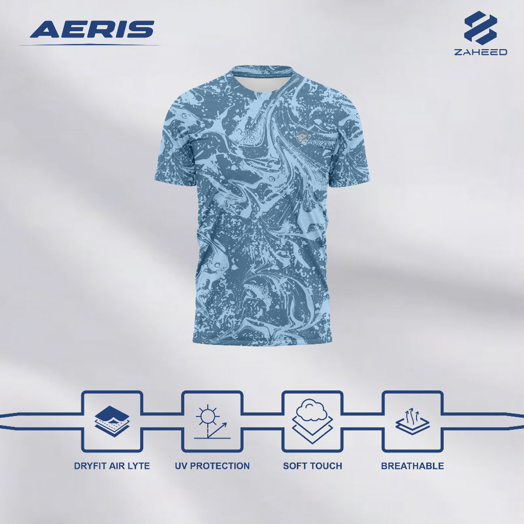 Jual ZAHEED | Jersey Olahraga Pria Evolve Z1 - AERIS - Soft Lightweight ...