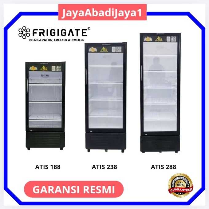 Jual showcase Frigigate atis 238 sudah plus kunci- 4 rak NEW | Shopee ...