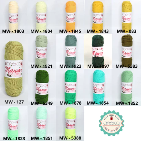 Mawar Soft Acrylic Yarn untuk selimut dan sweater tebal