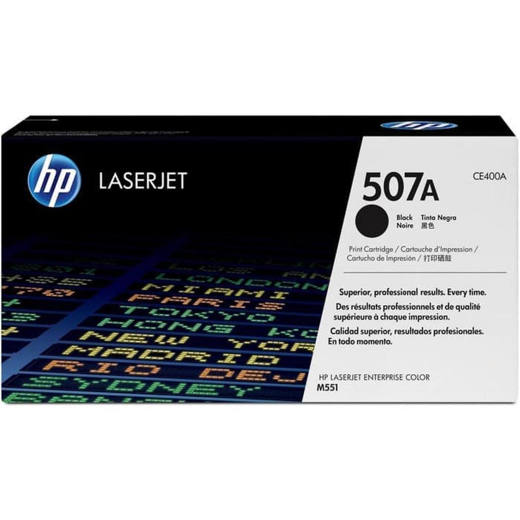 HP Toner 507A Black Cyan Magenta Yellow LaserJet Cartridge Original [CE400A CE401A CE402A CE403A] (2)