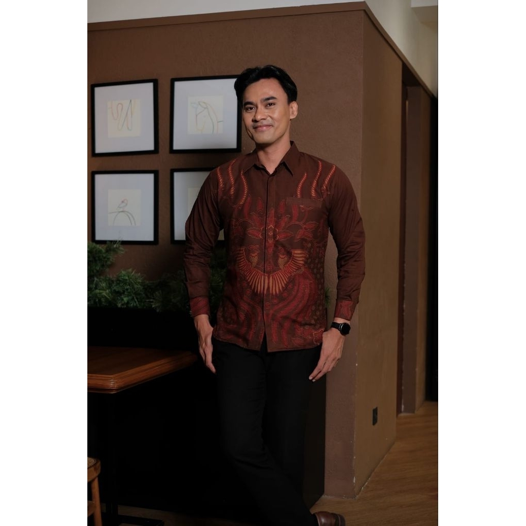 Batik Pasangan Couple Motif Aizha Mahogany Lapis 7