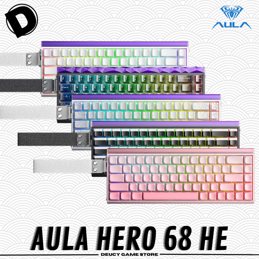 Jual AULA HERO 68 HE Hall Effect Rapid Trigger Magnetic Switch 65% ...