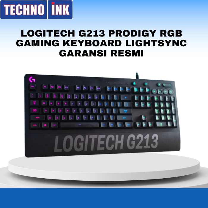 Jual LOGITECH G213 Prodigy Keyboard Gaming RGB Mech-Dome 5 Zona 16 ...