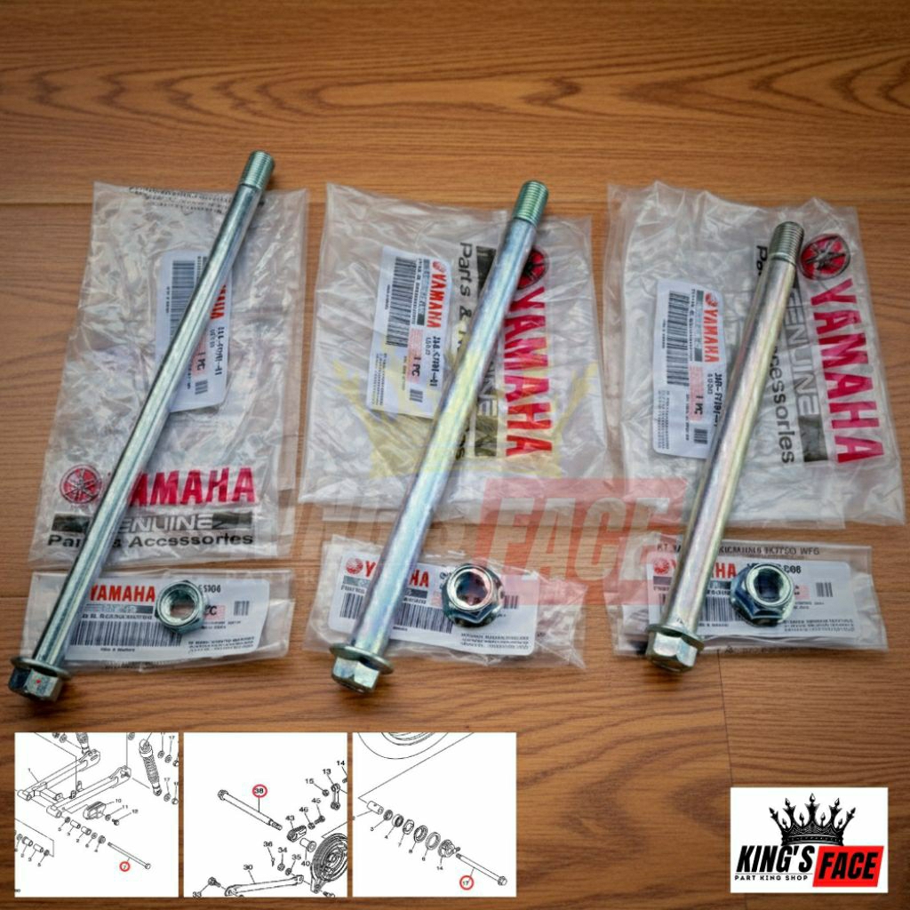 Jual Kingsface AS RODA DEPAN BELAKANG ARM TENGAH RXKING RXK RXS ...