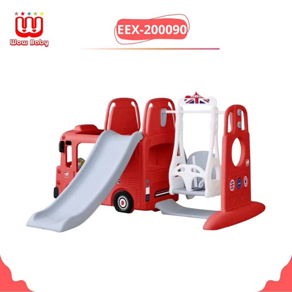 Jual YAYA ORIGINAL LONDON BUS SLIDE 4IN1 PEROSOTAN BUS TAYO EEX 