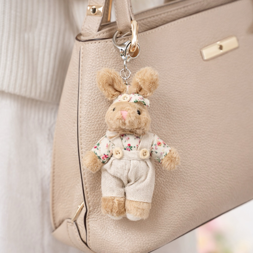 Jual SHARON - GANTUNGAN KUNCI BONEKA RABBIT BAG CHARM KEYCHAIN ...