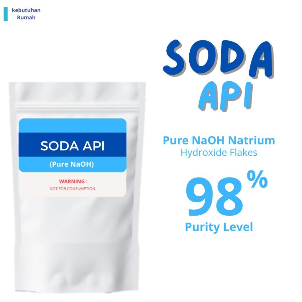 Jual Soda Api Caustic Soda Flakes NaoH Natrium Hydroxide Premium ...