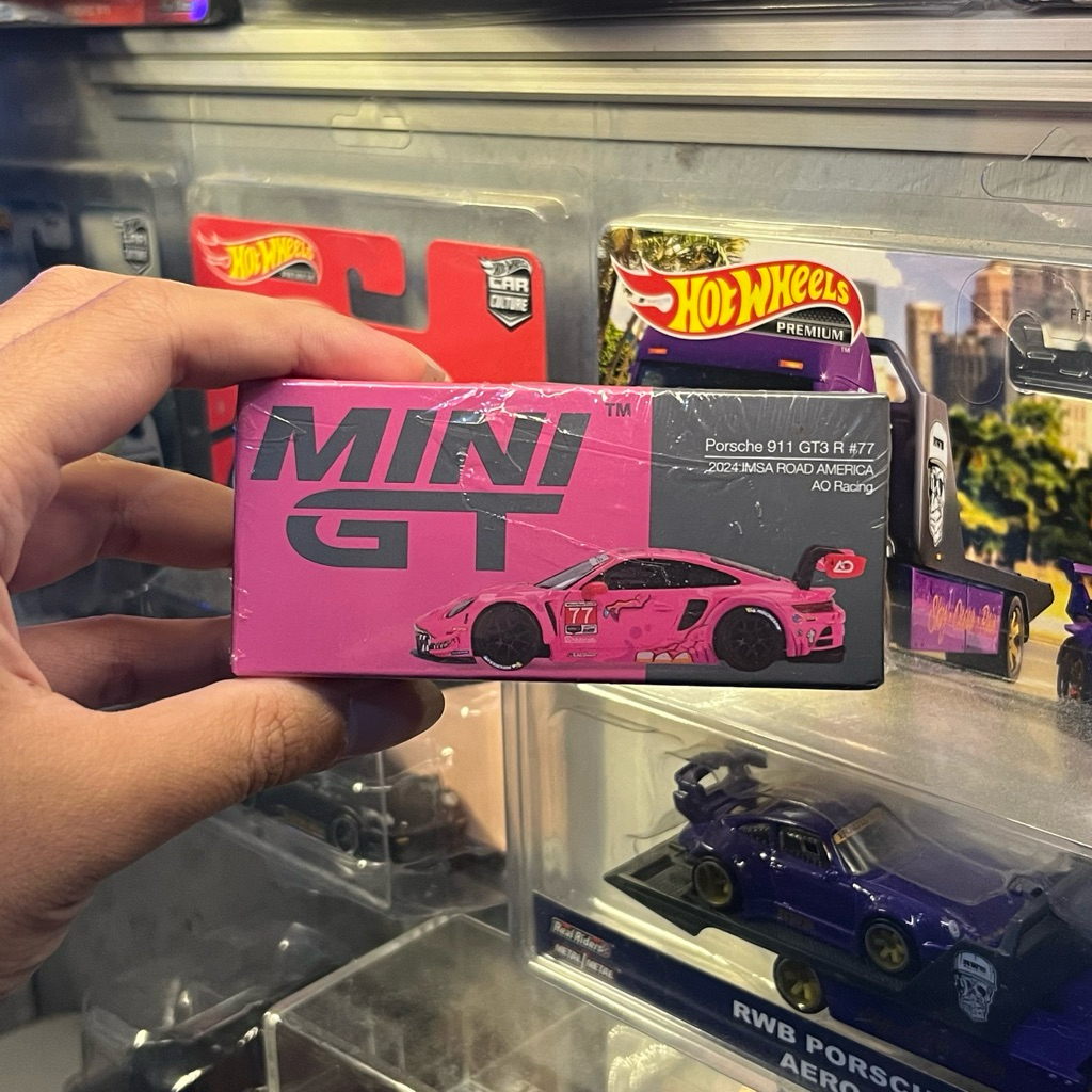 Jual Mini GT Porsche 911 GT3R Imsa ROXY #77 | Shopee Indonesia