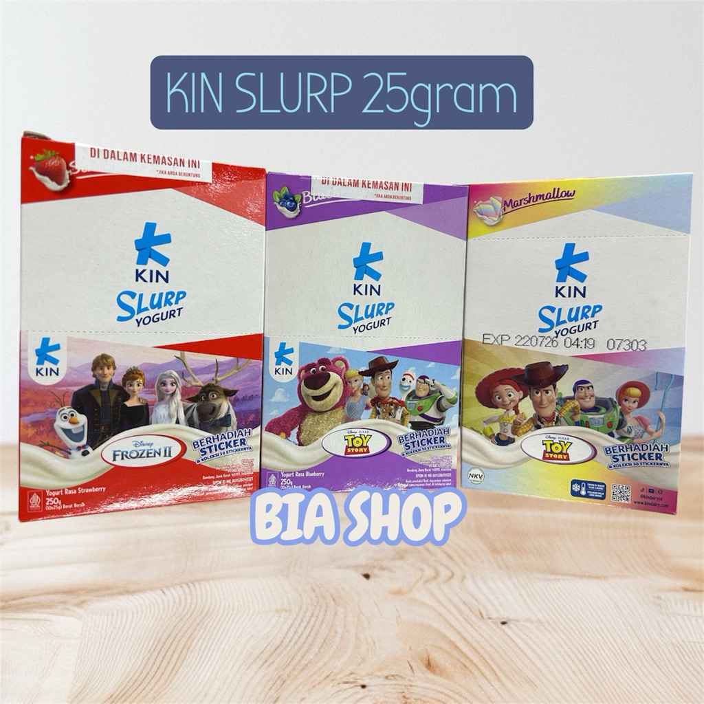 Jual Kin Slurp Yogurt Stik 25gr perPack isi 10 pcs | Shopee Indonesia