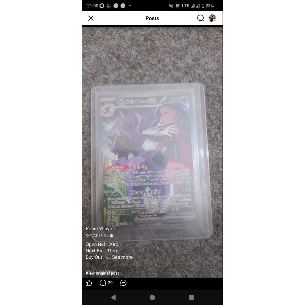 Jual kartu Pokemon lelangan dicky | Shopee Indonesia