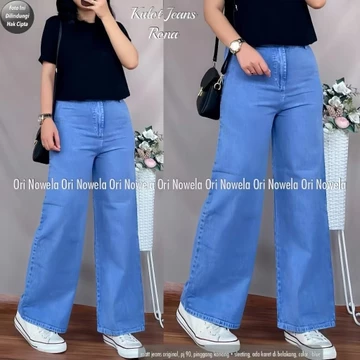 Kulot Moza Jeans Wanita Premium Bahan Lembut