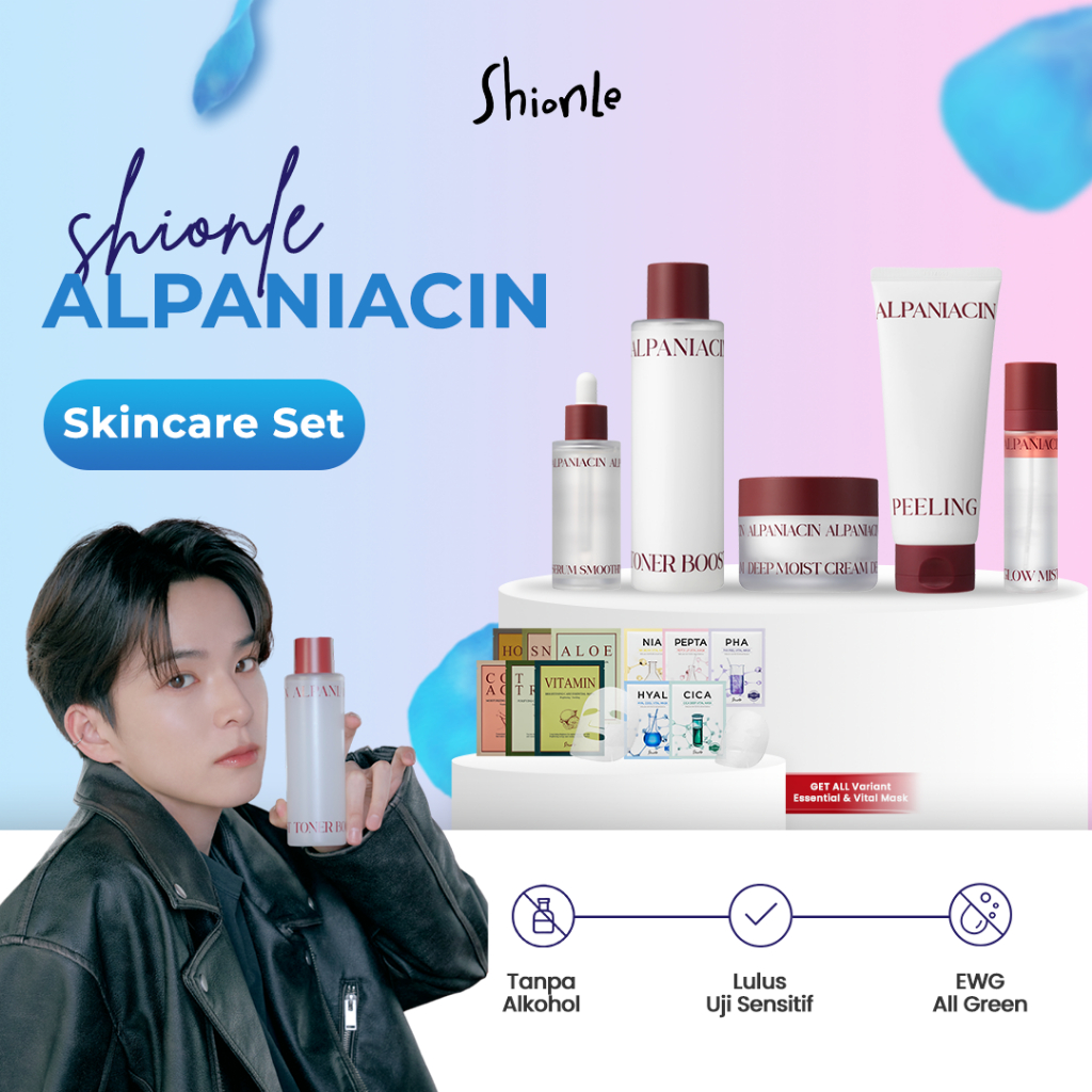 Jual Shionle Korea Alpaniacin Full Set Skincare Brightening ...