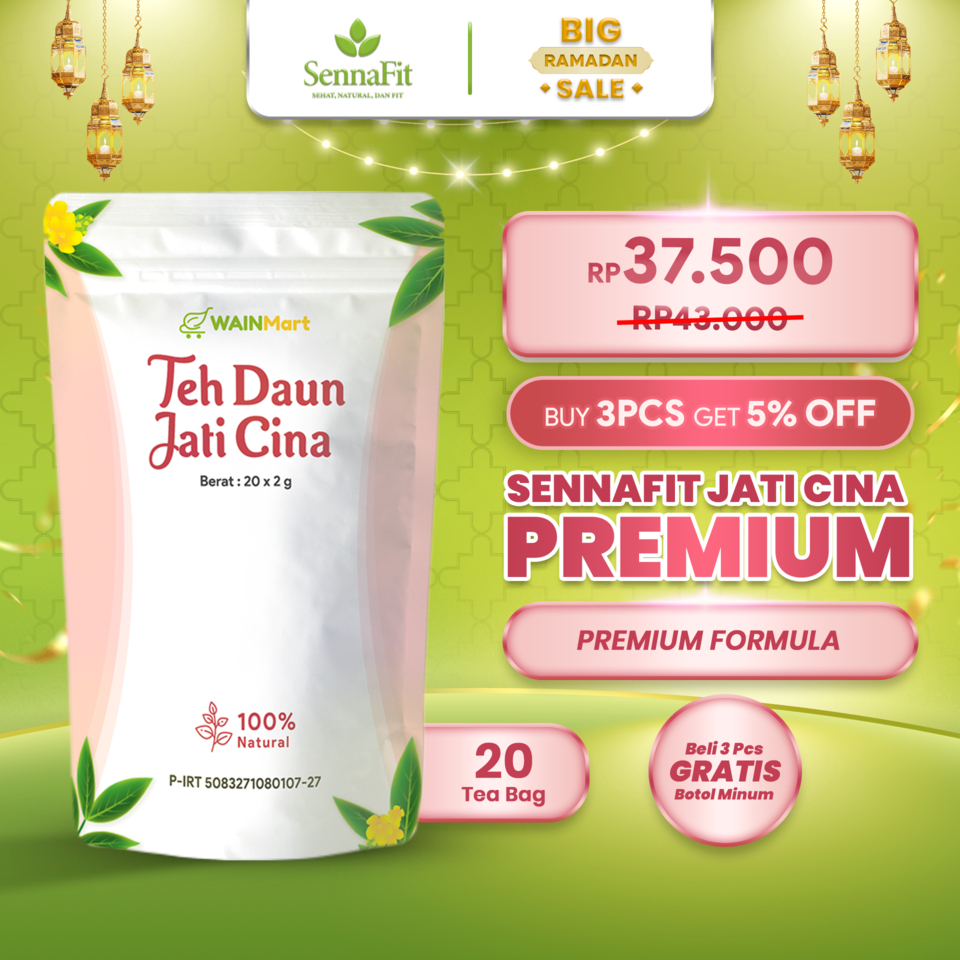 Teh Celup Jati Cina Premium Pelangsing Alami Pelangsing Herbal