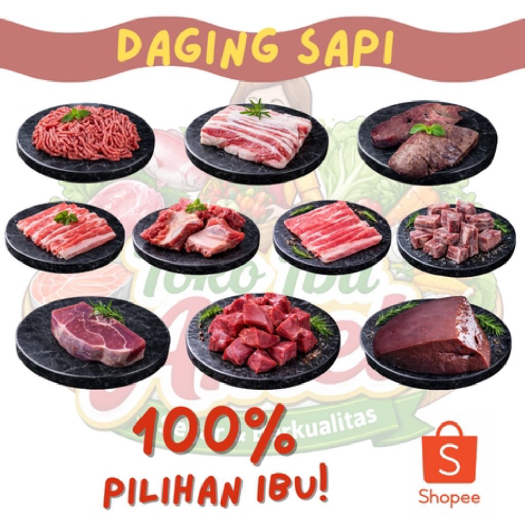 Jual Daging Sapi Fresh INSTAN KIRIM Sapi Sengkel/Rendang/Shortplate ...